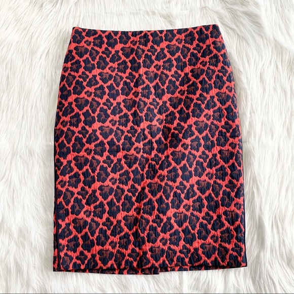The Limited Dresses & Skirts - The Limited Animal Print Red Pencil Skirt